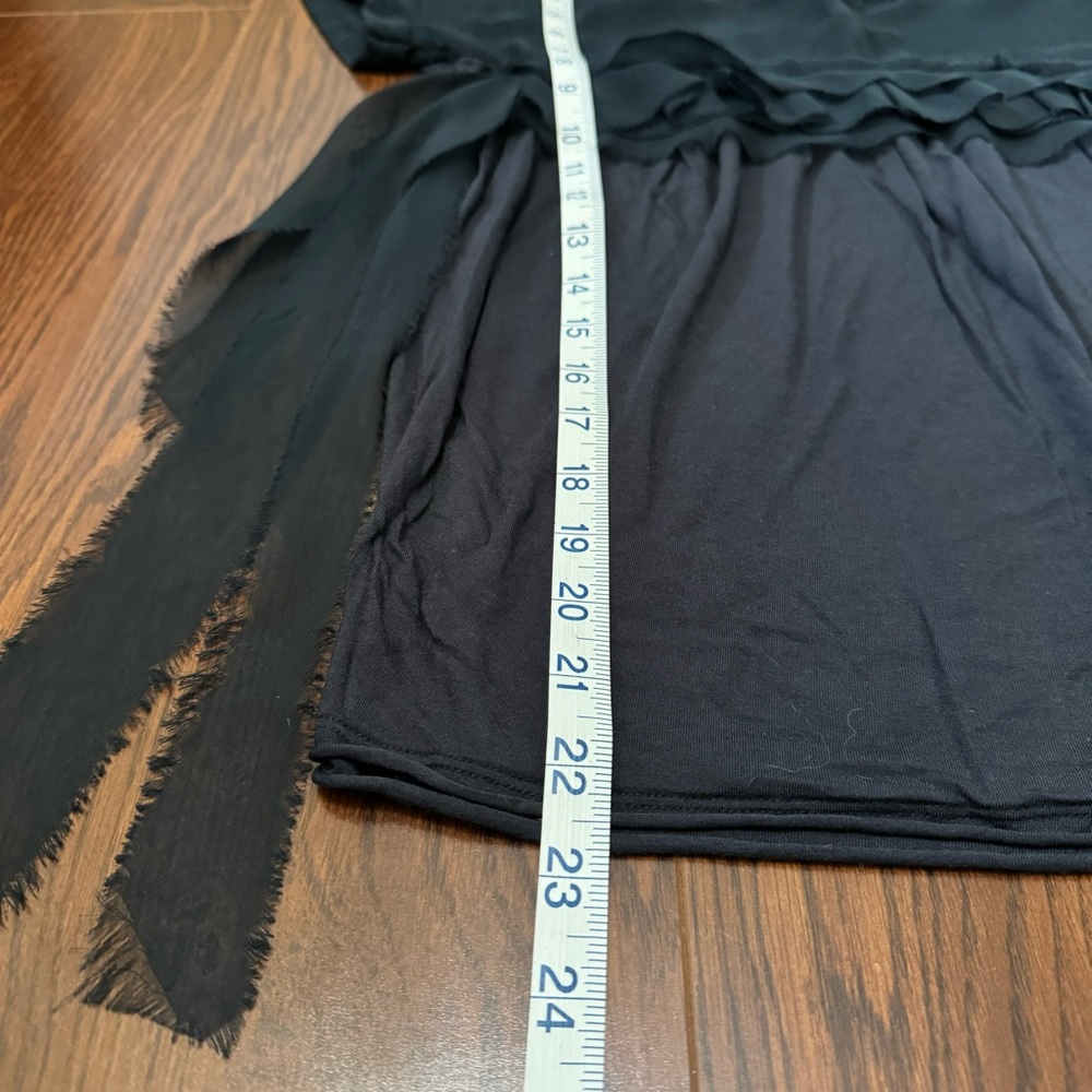 ALPHA STUDIO Sheer Ribbon Top - Picture 8 of 9